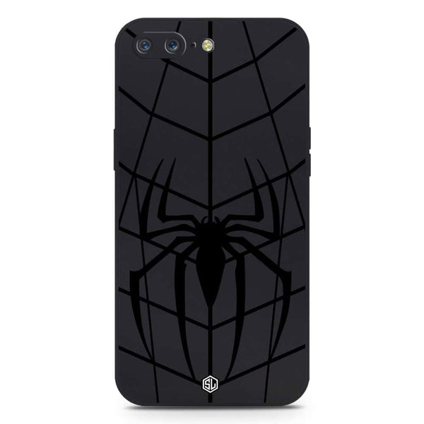 X-Spider Design Soft Phone Case - Silica Gel Case - Black - OnePlus 5