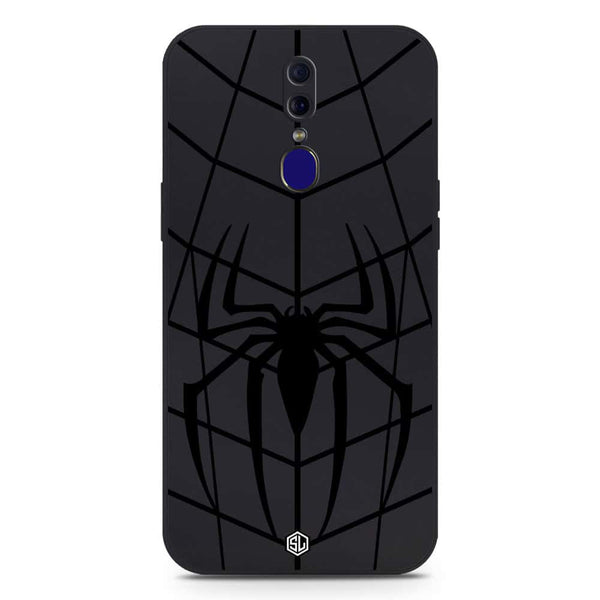 X-Spider Design Soft Phone Case - Silica Gel Case - Black - Oppo F11
