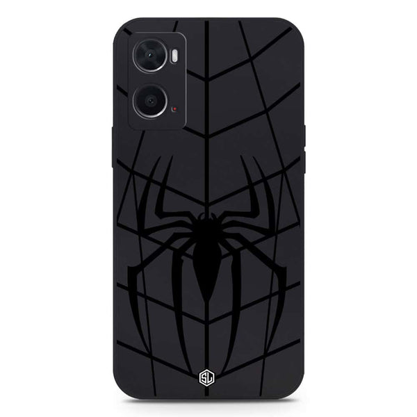 X-Spider Design Soft Phone Case - Silica Gel Case - Black - Oppo A36
