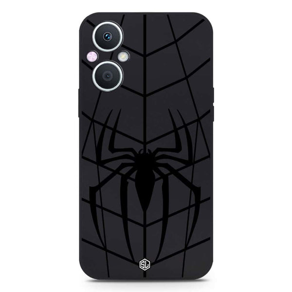 X-Spider Design Soft Phone Case - Silica Gel Case - Black - OnePlus Nord N20 5G