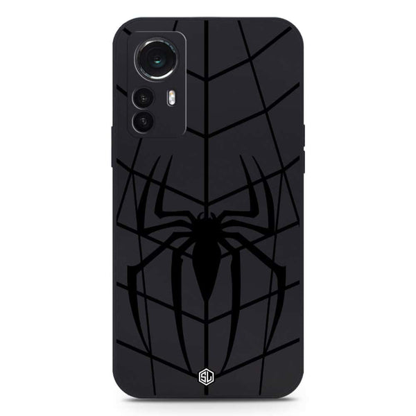 X-Spider Design Soft Phone Case - Silica Gel Case - Black - Xiaomi 12S