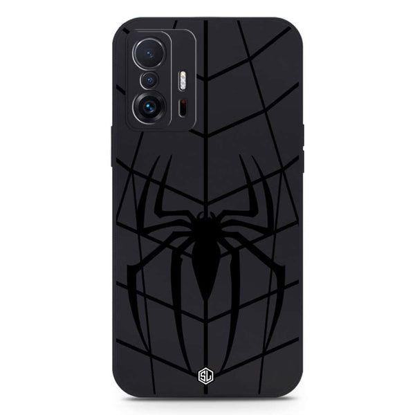 X-Spider Design Soft Phone Case - Silica Gel Case - Black - Xiaomi 11T