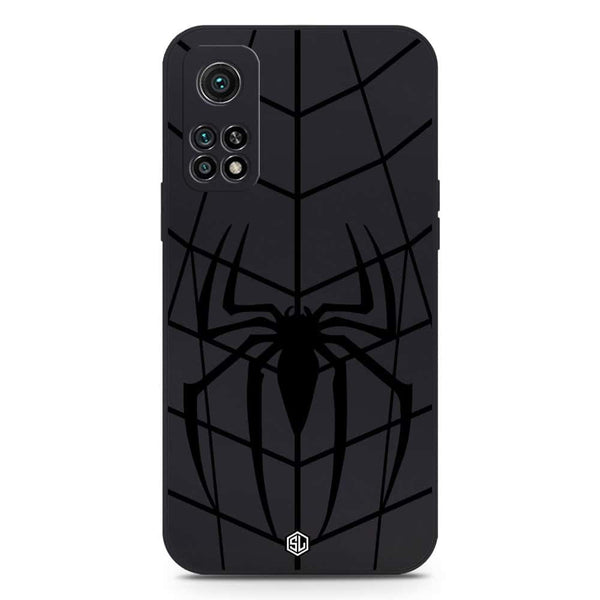 X-Spider Design Soft Phone Case - Silica Gel Case - Black - Xiaomi Mi 10T