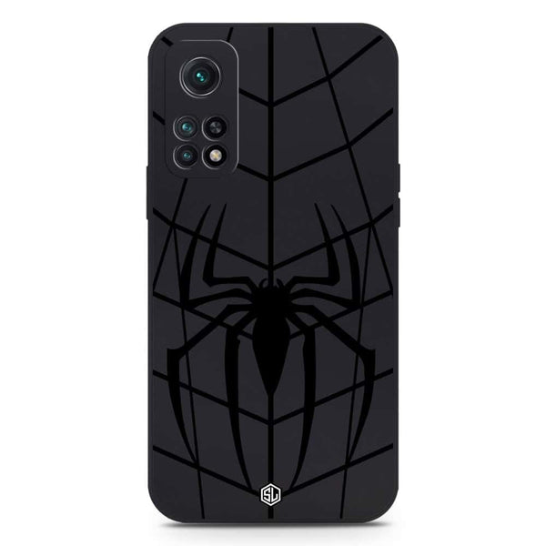 X-Spider Design Soft Phone Case - Silica Gel Case - Black - Xiaomi Redmi K30S