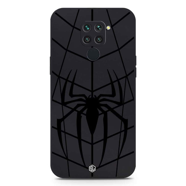 X-Spider Design Soft Phone Case - Silica Gel Case - Black - Xiaomi Redmi 10X 4G