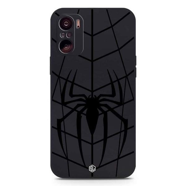 X-Spider Design Soft Phone Case - Silica Gel Case - Black - Xiaomi Poco F3
