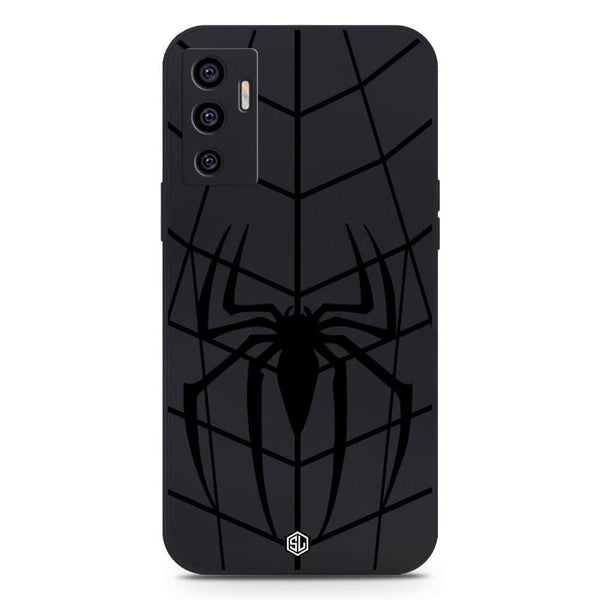 X-Spider Design Soft Phone Case - Silica Gel Case - Black - Vivo S10e