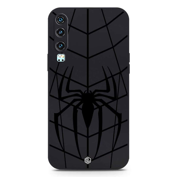 X-Spider Design Soft Phone Case - Silica Gel Case - Black - Huawei P30