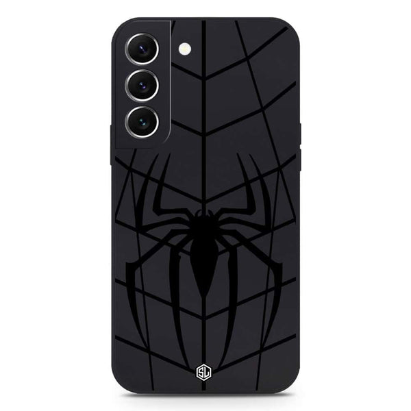 X-Spider Design Soft Phone Case - Silica Gel Case - Black - Samsung Galaxy S22 5G