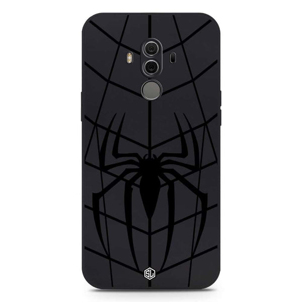 X-Spider Design Soft Phone Case - Silica Gel Case - Black - Huawei Mate 10 Pro