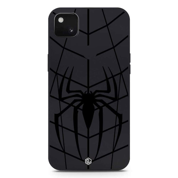 X-Spider Design Soft Phone Case - Silica Gel Case - Black - Google Pixel 4