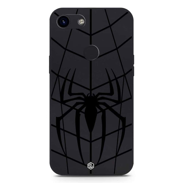 X-Spider Design Soft Phone Case - Silica Gel Case - Black - Google Pixel 3a XL
