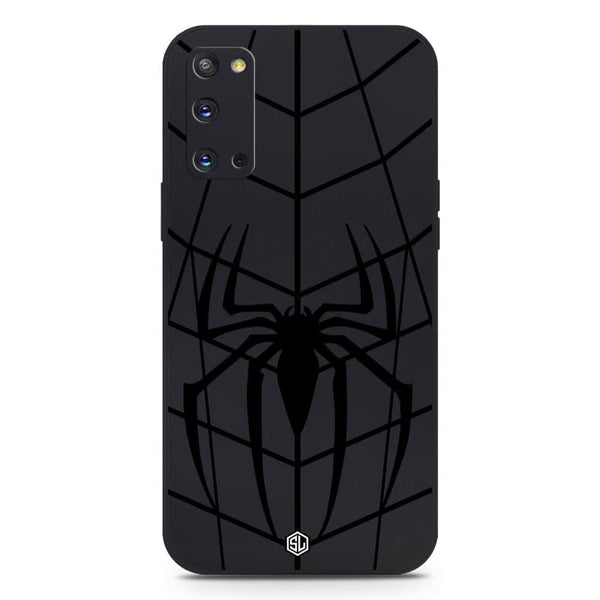 X-Spider Design Soft Phone Case - Silica Gel Case - Black - Samsung Galaxy S20