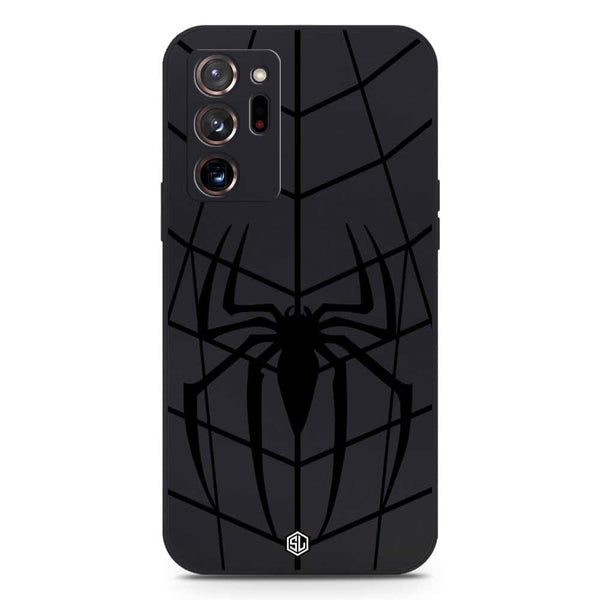 X-Spider Design Soft Phone Case - Silica Gel Case - Black - Samsung Galaxy Note 20 Ultra