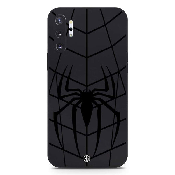X-Spider Design Soft Phone Case - Silica Gel Case - Black - Samsung Galaxy Note 10 Plus