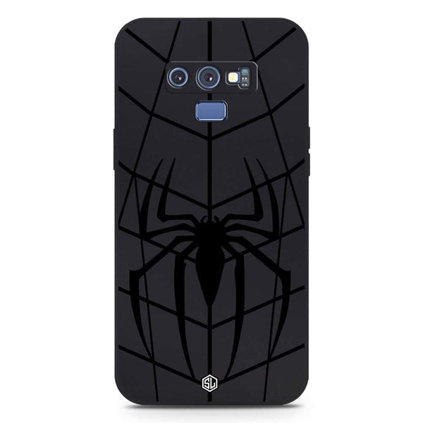 X-Spider Design Soft Phone Case - Silica Gel Case - Black - Samsung Galaxy Note 9