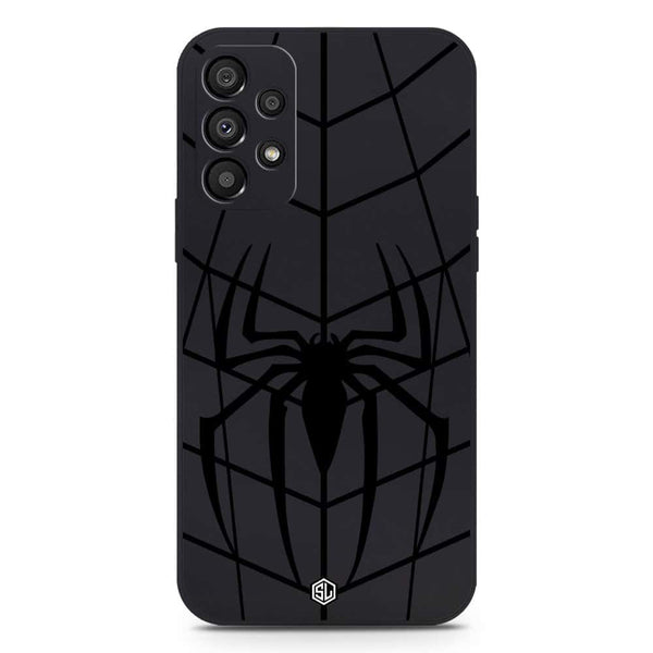 X-Spider Design Soft Phone Case - Silica Gel Case - Black - Samsung Galaxy A53 5G