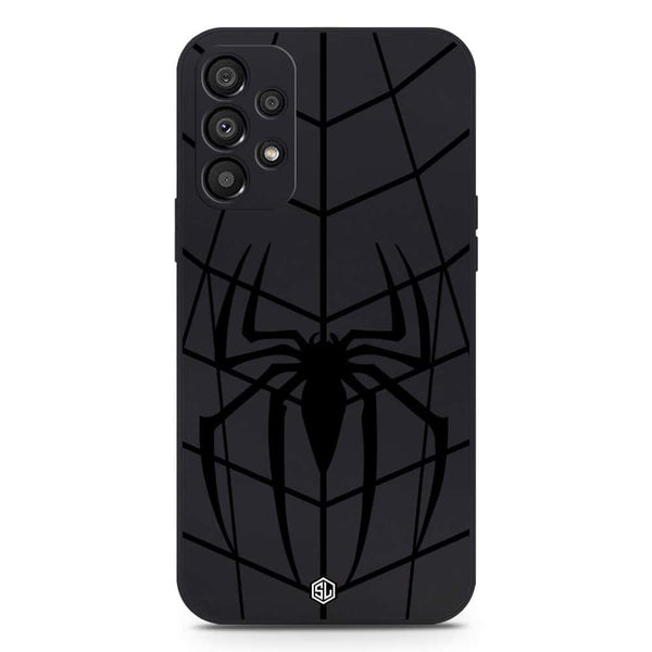 X-Spider Design Soft Phone Case - Silica Gel Case - Black - Samsung Galaxy A33 5G