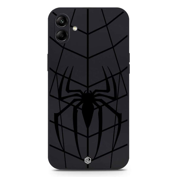 X-Spider Design Soft Phone Case - Silica Gel Case - Black - Samsung Galaxy A04