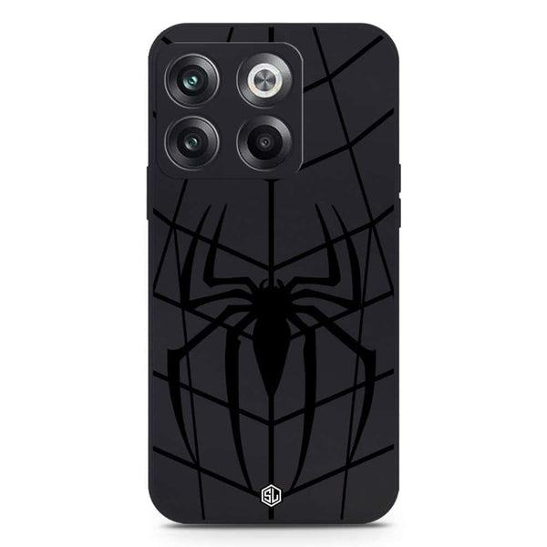 X-Spider Design Soft Phone Case - Silica Gel Case - Black - OnePlus Ace Pro