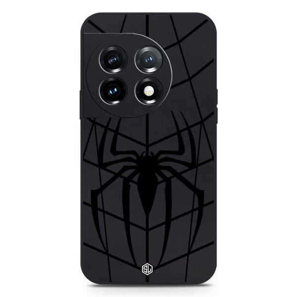 X-Spider Design Soft Phone Case - Silica Gel Case - Black - OnePlus 11