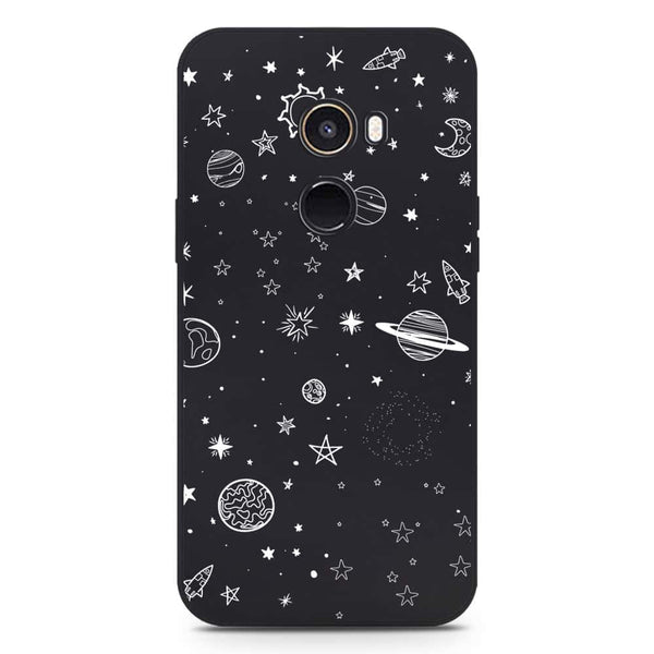 Stardust Dreams Design Soft Phone Case - Silica Gel Case - Black - Xiaomi Mi Mix 2