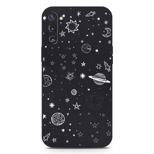 Stardust Dreams Design Soft Phone Case - Silica Gel Case - Black - Samsung Galaxy Note 10