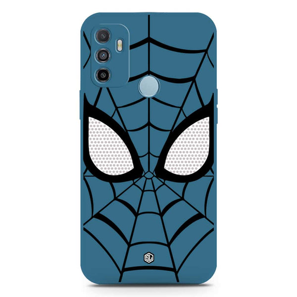 Cool Spider Design Soft Phone Case - Silica Gel Case - Blue - Oppo A53