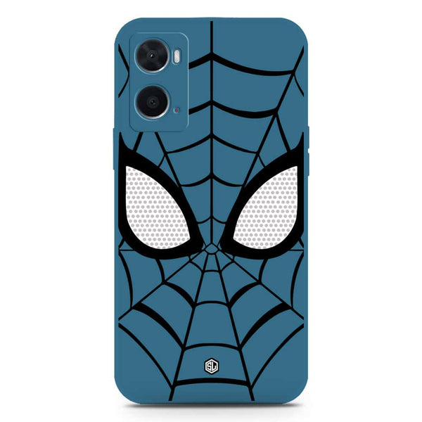 Cool Spider Design Soft Phone Case - Silica Gel Case - Blue - Oppo A36