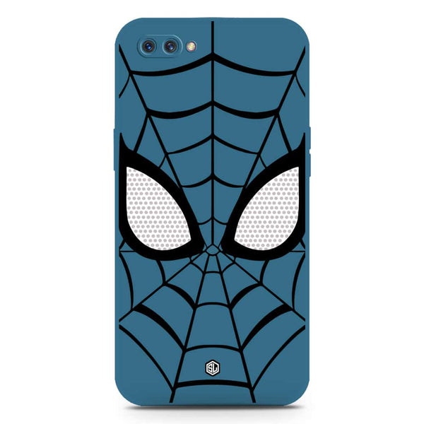 Cool Spider Design Soft Phone Case - Silica Gel Case - Blue - Oppo A5