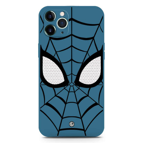 Cool Spider Design Soft Phone Case - Silica Gel Case - Blue - iPhone 11 Pro Max