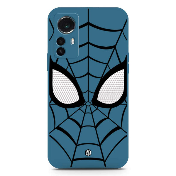 Cool Spider Design Soft Phone Case - Silica Gel Case - Blue - Xiaomi 12S