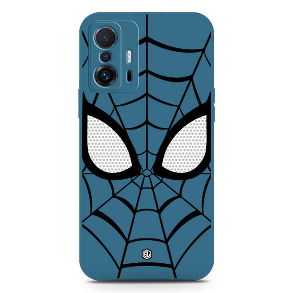 Cool Spider Design Soft Phone Case - Silica Gel Case - Blue - Xiaomi 11T