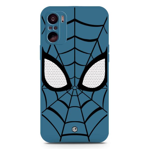 Cool Spider Design Soft Phone Case - Silica Gel Case - Blue - Xiaomi Mi 11i