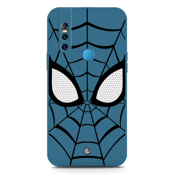Cool Spider Design Soft Phone Case - Silica Gel Case - Blue - Vivo V15