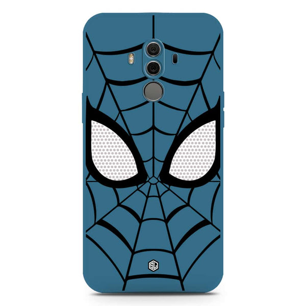 Cool Spider Design Soft Phone Case - Silica Gel Case - Blue - Huawei Mate 10 Pro