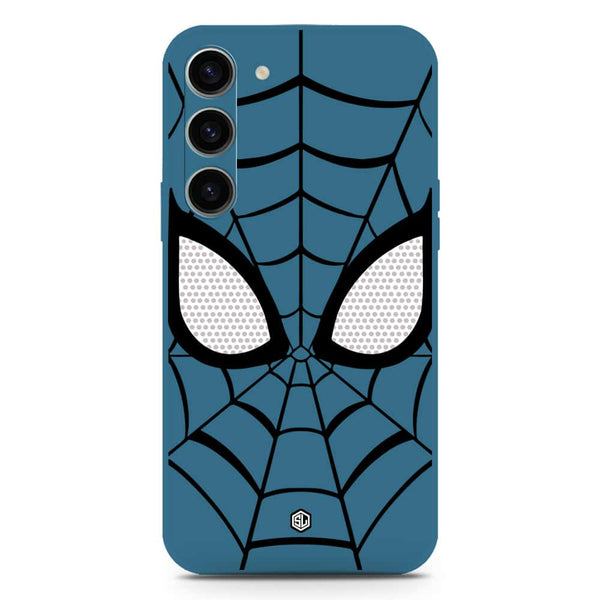 Cool Spider Design Soft Phone Case - Silica Gel Case - Blue - Samsung Galaxy S23 5G