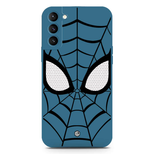 Cool Spider Design Soft Phone Case - Silica Gel Case - Blue - Samsung Galaxy S21 Plus 5G