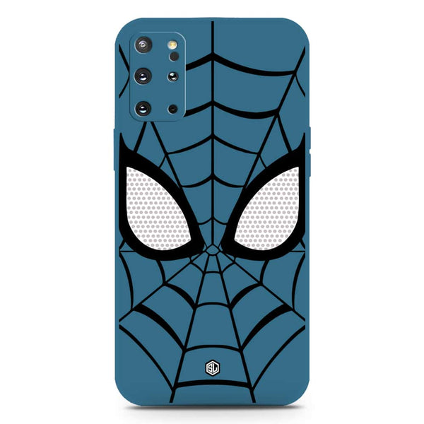 Cool Spider Design Soft Phone Case - Silica Gel Case - Blue - Samsung Galaxy S20 Plus