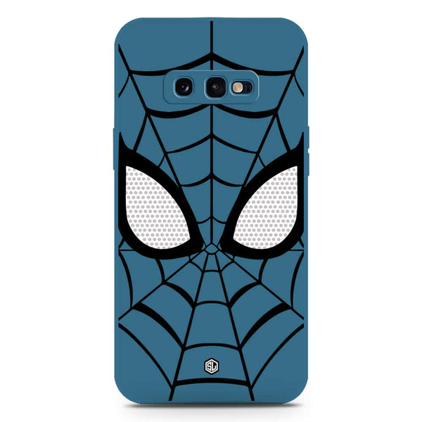 Cool Spider Design Soft Phone Case - Silica Gel Case - Blue - Samsung Galaxy S10e