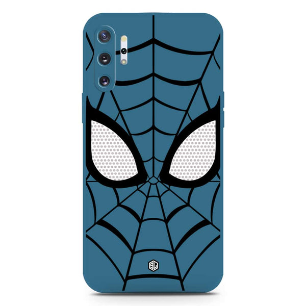 Cool Spider Design Soft Phone Case - Silica Gel Case - Blue - Samsung Galaxy Note 10 Plus