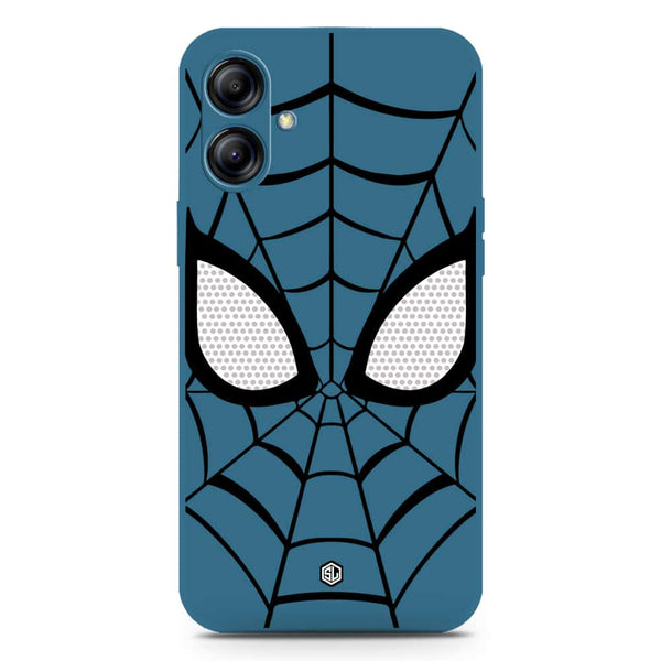 Cool Spider Design Soft Phone Case - Silica Gel Case - Blue - Samsung Galaxy M04 4G
