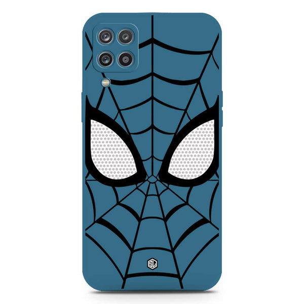 Cool Spider Design Soft Phone Case - Silica Gel Case - Blue - Samsung Galaxy A12