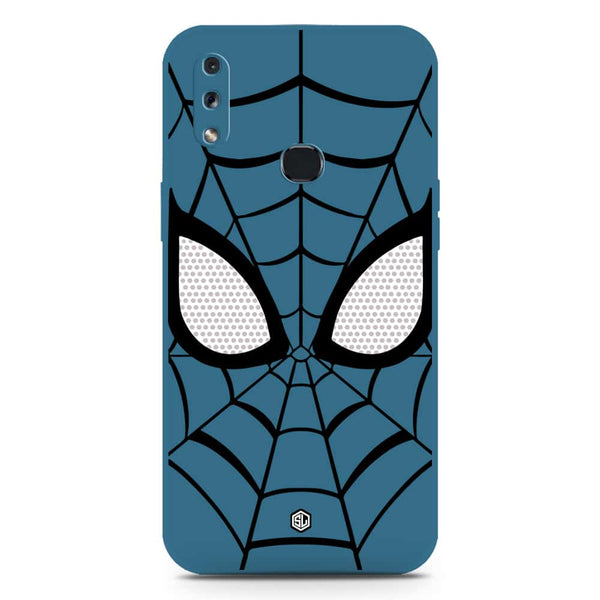 Cool Spider Design Soft Phone Case - Silica Gel Case - Blue - Samsung Galaxy A10s