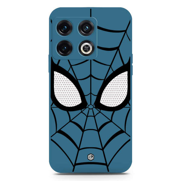 Cool Spider Design Soft Phone Case - Silica Gel Case - Blue - OnePlus 10 Pro