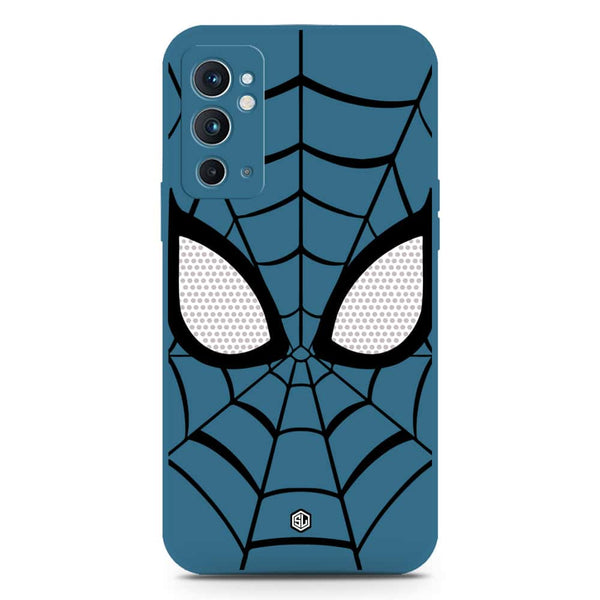 Cool Spider Design Soft Phone Case - Silica Gel Case - Blue - OnePlus 9RT 5G
