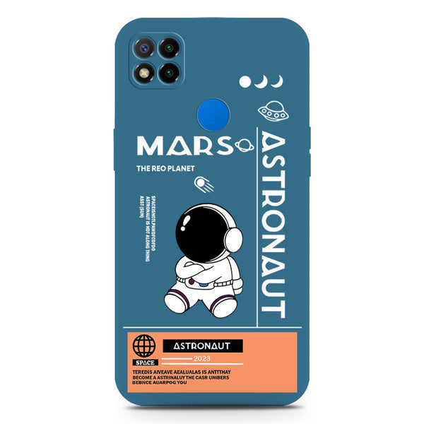 Astronaut Series Soft Phone Case - Silica Gel Case - Blue - Xiaomi Redmi 10A