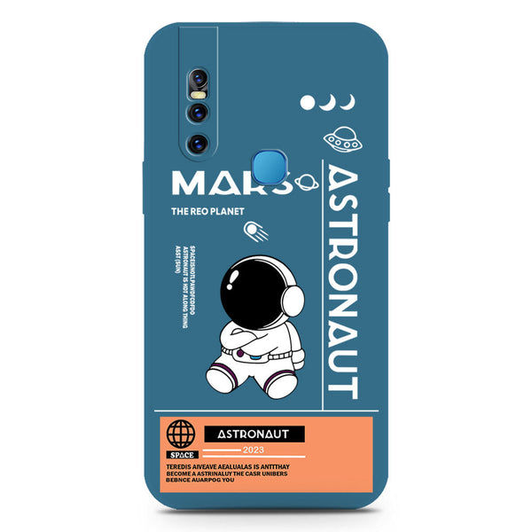 Astronaut Series Soft Phone Case - Silica Gel Case - Blue - Vivo V15