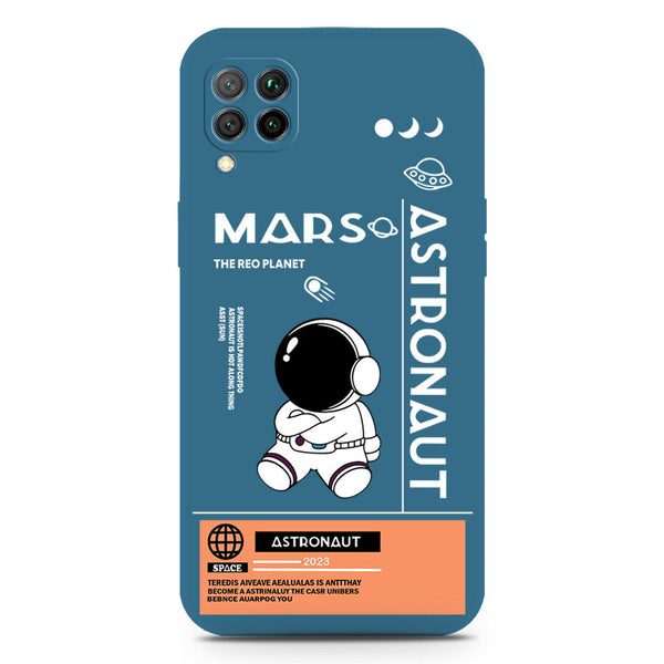 Astronaut Series Soft Phone Case - Silica Gel Case - Blue - Huawei P40 Lite 5G