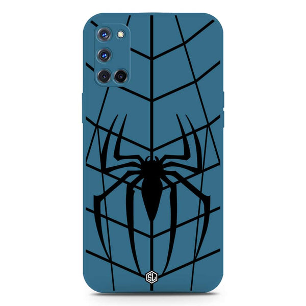 X-Spider Design Soft Phone Case - Silica Gel Case - Blue - Oppo A52